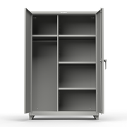 Strong Hold 14 ga. Fully-Ventilated Industrial Cabinet 48 inW x 24 inD x 75 inH 46-VBS-243-L